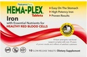 NaturesPlus Hema-Plex Iron - 10 Slow-Release Tabletleri - 85 mg Chelated Iron - Total Blood Health - C & Bioflavonokles - Vegan, Gluten Free - 10 Hizmetler