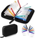 Water-Proof Pill Pouch Set, Weekly Organizer 2 φορές την ημέρα, Loose-Leaf Αποθήκευση με έγχρωμη κωδικοποιημένη ιατρική Pouches, Reuseable Travel Medicine Organizer, Zippered