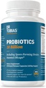 Dr. Tobias Probiotics 30 Δισεκατομμύρια, 10 Strains, 30 Δισεκατομμύρια CFU's, Στοχευμένη απελευθέρωση Προβιοτικά για γυναίκες & άνδρες, Υποστηρίζει Digestive Υγεία, Ράφι-Stable, Μη-ΓΤΟ, 60 κάψουλες, 60 Υπηρεσίες