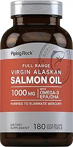 Piping Rock Wild Alaska Salmon Fish Oil 