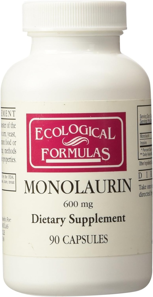 Ekolojik Formulaler Monolaurin 600 mg 90 Capsules