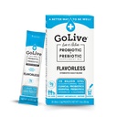 GoLive Prebiyotik & Probiyotik for Women, Men, Kids. Flavor-Free, Sugar-Free, Synbiyotik Toz w/ GOS, L-Glutamine, D3, Electrolytes. Gut Health için, Digestion, Metabolism, Immunity 15-50B CFUs.
