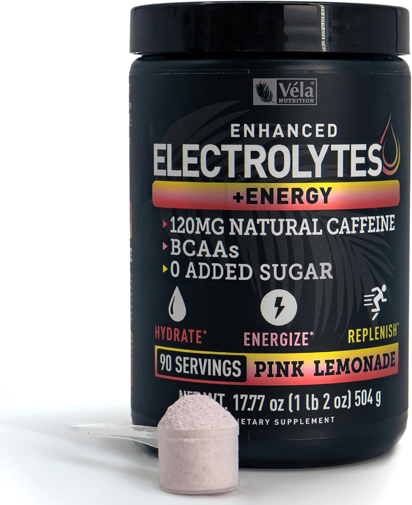 Electrolyte + Energy Powder Drink Mix (90 σερβιέτες 