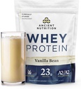 Eski Beslenme Çimi Fed Whey Protein, 23g protein, Hydrolyzed Collagen,, Organik Rejeneratif A2/A2 Süt Protein (35 Hizmet, Vanilla Bean)