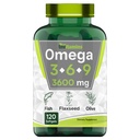 Tnvitamins Triple Omega 3 Creation 6 Creation 9: 3600 mg x 120 Softgels | Omega Essential Fatty Acids from Fish Oil (EPA & DHA), Flaxseed (ALA & LA), & Olive Oil (OA) | Supplement for Women & Men | Non-GMOgel