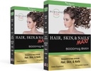 Purvana Max Hair, Skin, and Nails Vitamin - 5000mcg Biotin, Follic Acid, DMAE, Grape Seed Extract - One a Day Vegan Hair, Skin, Nails Support - Προάγει την παραγωγή κολλαγόνου - 30 Caps (Pack of 2)