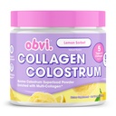 Obvi Collagen Peptide Colostrum Toz | Multi-Collagen, with Grass-Fed Bovine Colostrum | Supports Gut Health, Immune, Skin & Hair | Gluten-Free, Keto-Friendly | Lemon Sorbet, 30 Hizmet