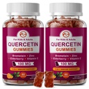 (2 Pack) Bromelain, Elderberry, çinko ve C vitamini ile Gummiess - Immunity için 700 mg Supplement, Alerji, Aging Support - Vegan Gummies for Adult & Kid