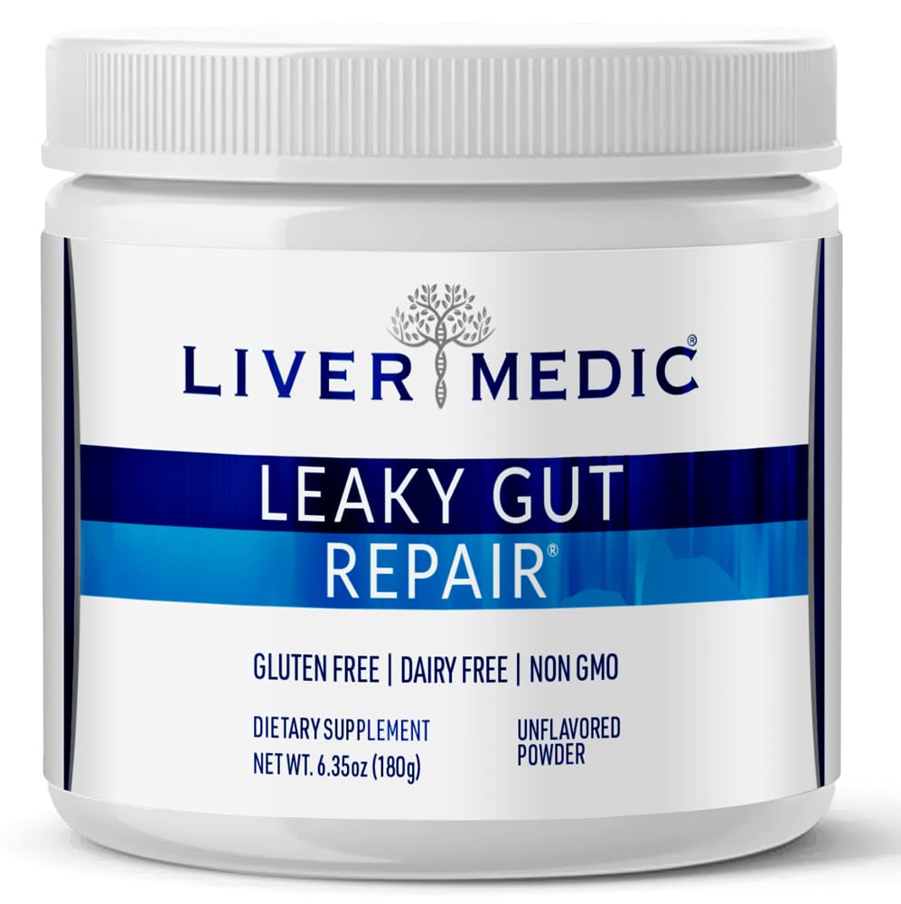 Leaky Gut, Gut Health Support Toz Glutamine Slippery Elm for IBS Heartburn Relief Bloating to Soothe Stomach for Women & Men Capsules (Unflavored) 180g