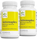 Terry Natural Adrenaplex - Adrenal Gland Function Supplement - Glandular C & B6 Vitaminlerle Destek - Sağlıklı Adrenal Fonksiyonla Destek - 60 Capsules (Pack of 2)