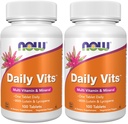 NOW Συμπληρώματα, Daily VitsTM, One Tablet Καθημερινά με Lutein & Lycope, 100 Tablets (Pack of 2)