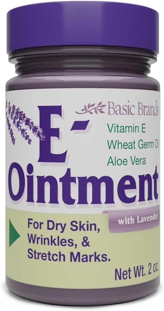 Temel Markalar Vitamin E Ointment Lavender 2 ozz