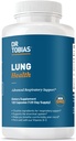 Dr. Tobias Lung Health Supplement with Vitamin C, Butterbur, Quercetin & Bromelain, Advanced Lung Cleanse Detox Formula for Bronchial & Respiratory System, Non-GMO, 120 Capsules, 120 Servisler