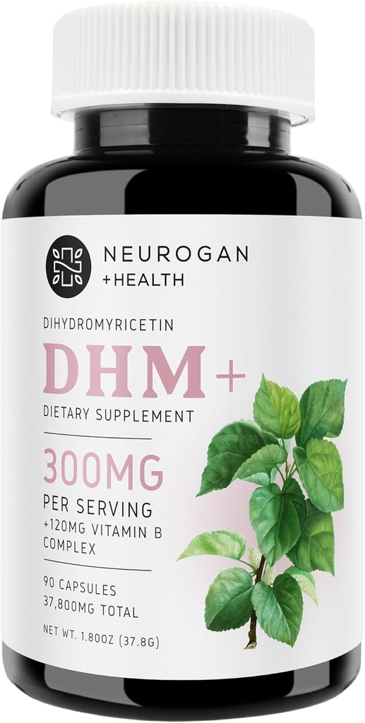 Nörogan Premium Dihidriyoricetin (DHM) Capsules, 51,300 mg Total, 90ct. | Post-Drinking Support | Paired with Vitamin B Torch Folate Complex for Optimal Recovery & Wellness | Made in USA
