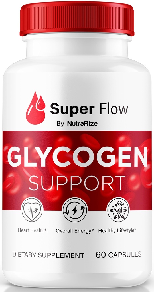 Super Flow Glycogen, SuperFlow Glycogen Support Capsules, Super Flow Glyco Optimizer, Resmi SuperFlow Glyco Optimiser Caps, Super Flow Detox Cleanse, Super Flow Glycol (60 Capsules)