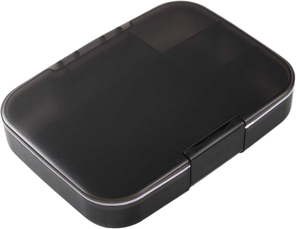 Büyük Pill Organizer 9 Karşılaştırma Pill Case Moistureproof Pill Box with Reforce Partition Portable Tablet Box for Fish Oil, Vitamin Supplements Tool Box