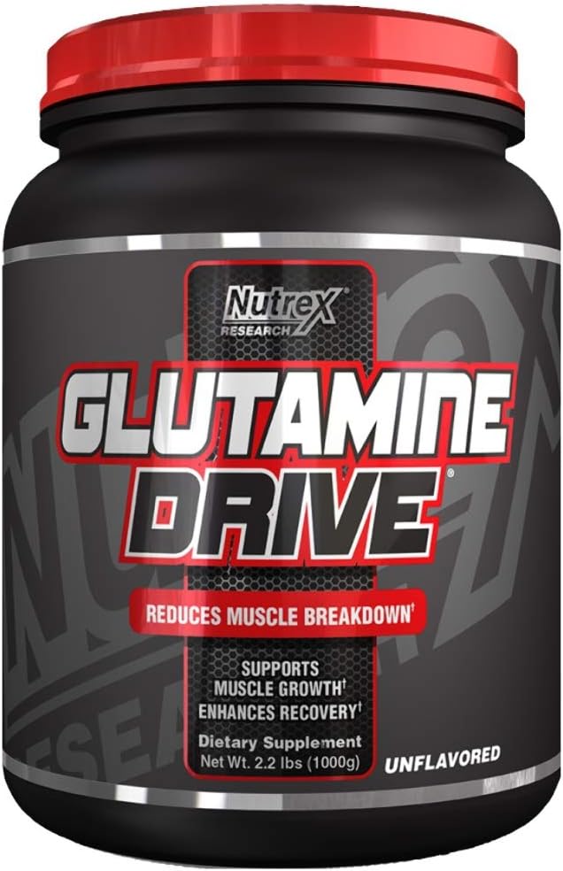 Nutrex Research L-Glutamine Toz - 200 Hizmet - Pure Unflavored, Non-GMO & Gluten Free