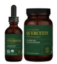 Global Healing Center - Βιταμίνη D3 5000IU & Quercetin 250mg - Υποστηρίζει οστά και ανοσοποιητικό σύστημα, αναπνευστική υγεία
