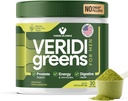 Datadi Greens for Men 40+ | Daily Superfood Greens Toz for Prostate Health, Hormon & Enerji Desteği | Premium USA Blend with Spirulina, Saw Palmetto, çinko & Enzymes
