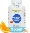 Core Med Science Liposomal Vitamin C 1000mg, 60 Κάψουλες - μη ΓΤΟ Natural Liposomal Vitamin C συμπλήρωμα που προωθεί το υγιές δέρμα - ανοσοποιητικό σύστημα Booster για ενήλικες, υποστηρίζει σχηματισμό κολλαγόνου