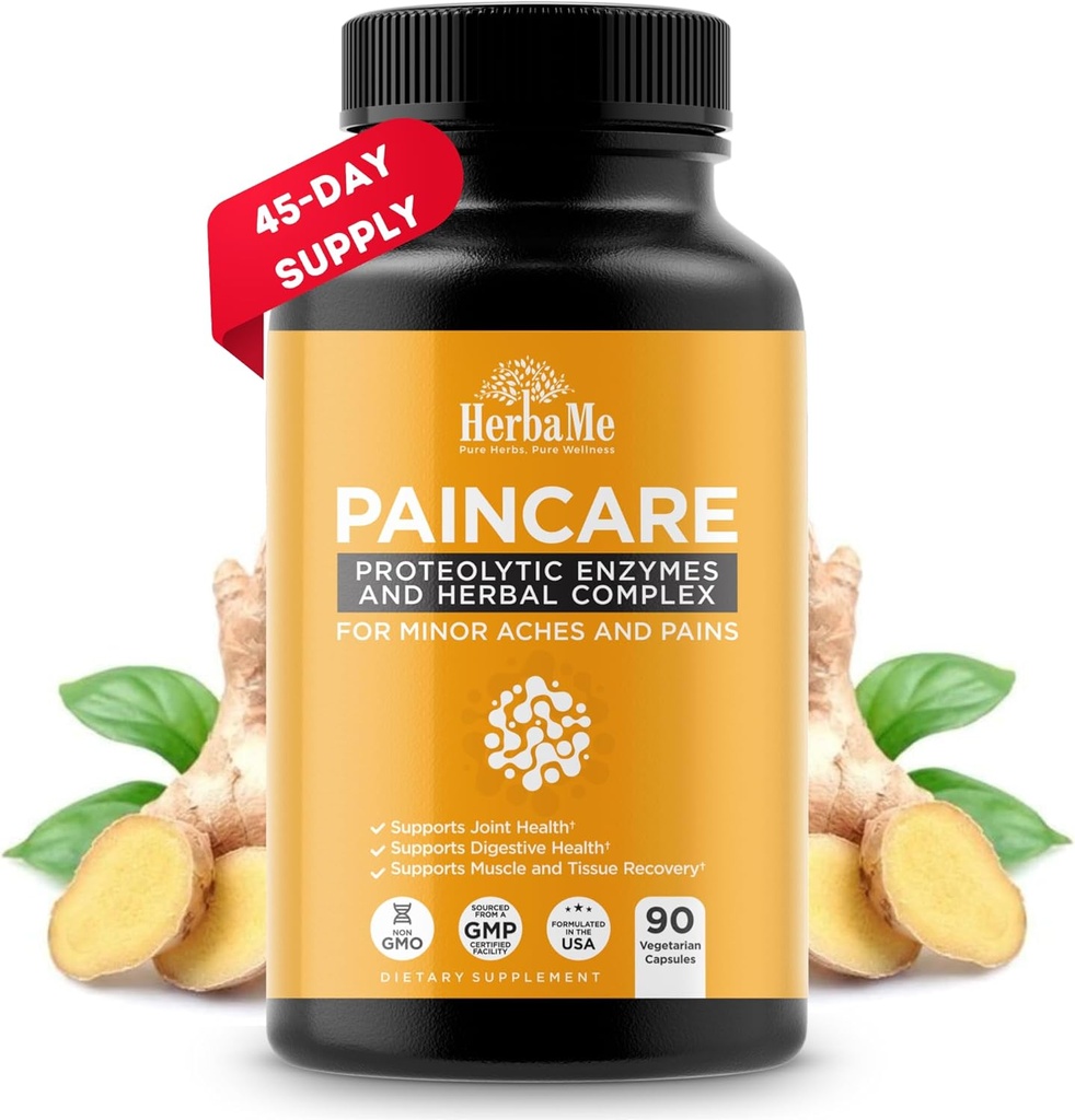 Συμπληρώματα πρωτεολυτικών ενζύμων με Serrapeptase - Devils Claw, 90 κάψουλες, προωθεί την ανακούφιση αρθρώσεων, τους μυς και την υγεία των ιστών με διαρκή κινητικότητα, Athletes Post Workout Recovery Support