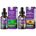 Daha İyi Uyku ve USDA Organik Ashwagandha Liquid Drops için Kavalactones Supplement ile Potent Liquid Kava Drops - Ashwagandha Root for Stress and Mood Support for Yetişkinler