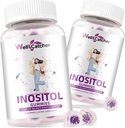 Inositol Gummies Myo-Inositol & D-Chiro Inositol Ιδανικό 40:1 Ratio Inositol συμπλήρωμα με Omega-3 Βιταμίνη D3 Υποστηρίζει υγιή ωορρηξία Κύκλος Κανονικότητα Grape Flavor 2 συσκευασίες