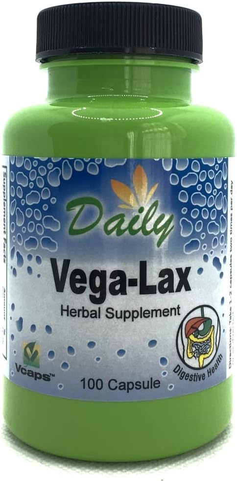 Daily Manufacturing Vega-LaxTM (Cascara Sagrada Bark, Senna Leaf, Glucomannan & Dehidratd Aloe Vera Gel)