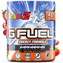 G Fuel Dragon Ball Z Energy Drink Toz, Pre Workout Caffeine Mix for Game, Sugar Free Focus Amino, Vitamin + Antioksis, 9.8oz (Strawberry Lychee, 40 Hizmet)