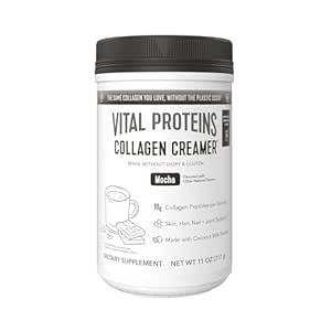 Vital Proteins Collagen, Toz - Saç, Skin & Nails Desteği için Mocha Coffee Creamer, 11.2 Oz