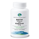 Dünya Splendor Biotin 10.000 mcg + Keratin 25 mg, Sağlıklı Saçları, Güçlü Çığları ve Skin Desteklerini Teşvik Ediyor, 60- Gün Supply