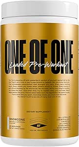 ONE OF ONE Loaded Pre-Workout – High-Stim Energy, Focus & Endurance with EndoFlo™, Genius Pure™ Alpha GPC, NeuroRush™, Dynamine®, No Crash, Gluten Free – Snow Cone