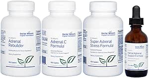 Dr. Wilson'un Adrenal Destek için Adrenal Destek için Adrenal Fatigue Protokolü kiti