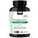 FORCE FACTOR ProbioSlim Extra Strength Probiotics for Women and Men with 30 Billion CFUs of Probiotics for Digestive Health, Bloating Relief, and Gut Health, with Prebiotic Fiber, 120 Κάψουλες
