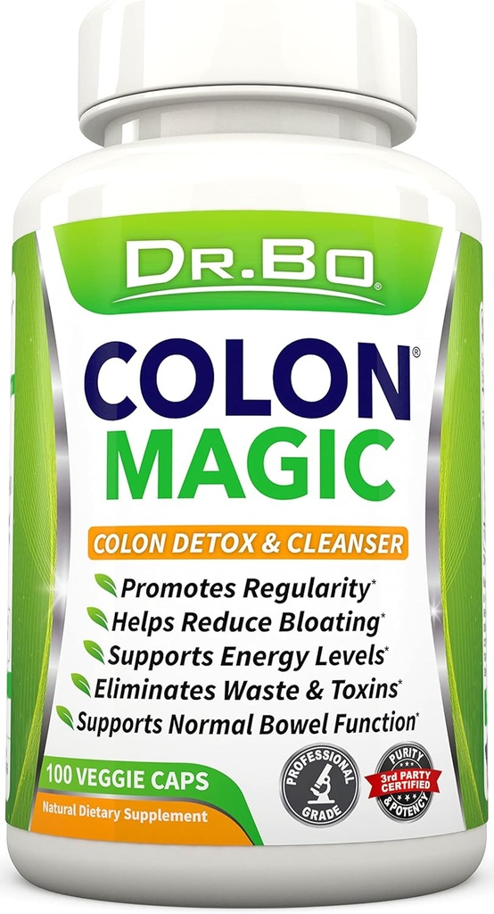 Kolon Cleanse Detox Formula - Doğal Bowel Temizser Pills for Intestinal Bloating & Fast Digestive Cleansing - Daily Constipation Relief Supplement Gut, Belly, Stomach - Women Men Herbal Kilo Flush