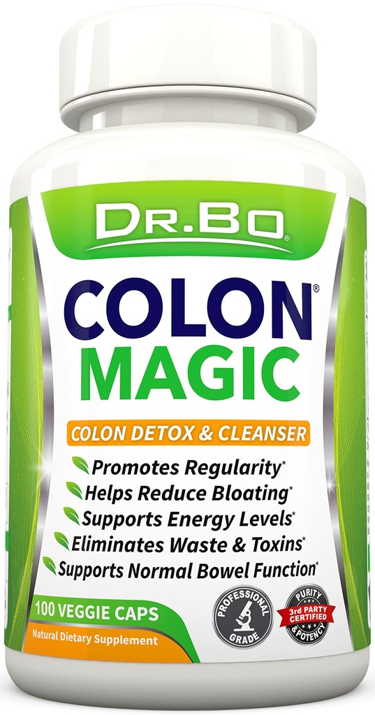 Kolon Cleanse Detox Formula - Doğal Bowel Temizser Pills for Intestinal Bloating & Fast Digestive Cleansing - Daily Constipation Relief Supplement Gut, Belly, Stomach - Women Men Herbal Kilo Flush