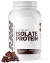 RAW Whey Isolate Protein Toz, Dark Chocolate - 100 Grass-Fed Sports Nutrition Whey Protein Tozu Kas Büyüme ve Kurtarma - Low-Fat, Low Carb, Doğal Flavored & Sweetized - 25 Hizmet