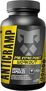 Leon Sport Electrolyte Tablets, Salt Tablets for Hydration, Fasting Sodium Electrolytes Tablets - Salt Pills with Electrolytes for Runners, No Sugar, Gluten Free Hydration Tablets - 100 Capsules