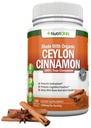 Organik Ceylon Cinnamon 1200 mg | 120 Vegan Capsules | True Cinnamomum verum from Sri Lanka | Non-GMO, Third-Party Lab Tested, Low Coumarin, GMP