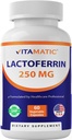 Vitamatic Lactoferrin 250 mg – 60 Sebze Kapsülleri Sağlıklı Immune Fonksiyonları *