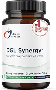 Sağlık Deglycyrrhizinated Licorice Root Chewables - DGL Synergy 500 mg Licorice Supplement to Support Digestion - Pleasant-Tasting, Non-GMO + Sugar Free (90 Chewable Tabletler)