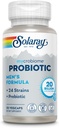 SOLARAY Mycrobiome Probiyotik Erkeklerin Formula, Erkekler için Probiyotikler, Gut Health, Digestion, Immune Function & More, 20 Milyar CFU Erkekler Probiyotik, 24 Strains Plus Prebiyotik, 30 Hizmet, 30 VegCaps