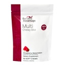 Bariatrik Avantajı Çok Chewy Bite - Bariatrik Cerrahi Hastaları için Yumuşak Chew Multivitamin - Folic Acid, Vitamin D3 & More - Strawberry Watermelon Flavor - 60 Count