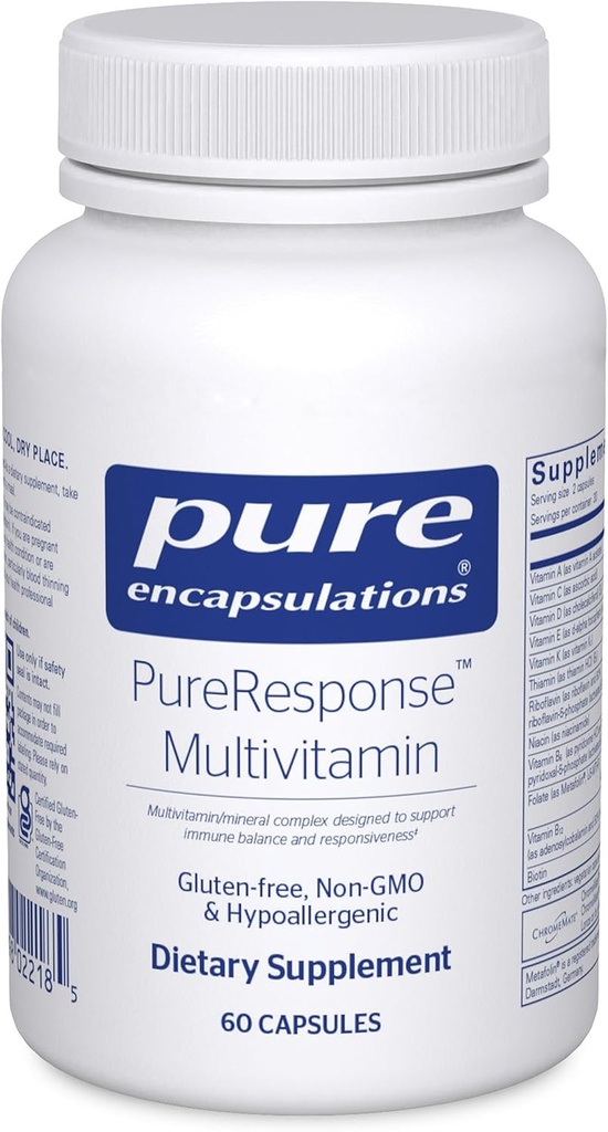 Saf Encapsulations PureResponse Multivitamin | Immune Balance and Responsiveness | 60 Capsules