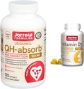 Jarrow Formulas QH-Absorb 100 mg Max Abvitamin - CoQ10 Ubiquinol & Vitamin D3 62.5 mcg (2.500 IU) - 100 Hizmet (Softgels)