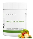 Kaged Multivitamin Capsules | Unflavored | Tüm Gıdalar Organik Meyveler & Veggies | Bitki bazlı Vegan Multivitamin | C, D, E, B12 | Erkekler ve Kadınlar için Tamamlar | 30 Hizmet