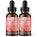 GSE Grapetre Tohum Ölçeği - One Drop Daily - Super Tempd Grape Tohum Ölçeği Biyoflavonoyaks & Polyols for Gut Health & Immune Support - 2 Pack - 120 gün
