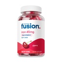 Bariatrik Fusion Iron Supplement for Women Anemia | Chewable Iron with Vitamin C | Cherry Flavored Soft Chew | Stomach Ferrous Fumarate for Women and Men | Gluten Free | 60 Count