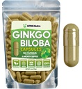 XPRS Nutra Ginkgo Biloba Capsules - Gingko Biloba Encapsated Supplements for Cognition - Vegan Dostu Ginkoba Biloba - Immunity Boosting Ginkgo Biloba Capsules - 180 Count
