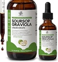 iMATCHME Soursop Graviola Υγρή Σταγόνα για την υποστήριξη & αναγέννηση κυττάρων, ανοσοποιητικό σύστημα και υποστήριξη για την υγεία των ούρων, Pure Soursop Bitters Liquid, Υψηλή Απορρόφηση, Ζάχαρη / Gluten Free, Φυσική Γεύση, 2 Fl Oz